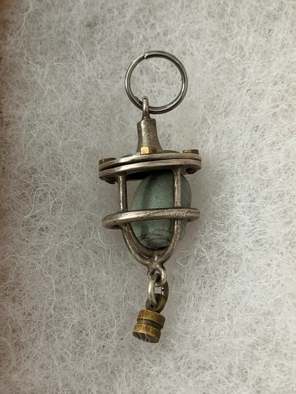 Thomas Mann Techno Romantic Caged Steampunk Pendant Charm